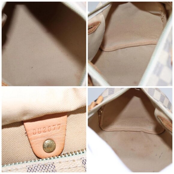 LOUIS VUITTON Damier Azur Speedy 30 Hand Bag - Picture 15 of 16